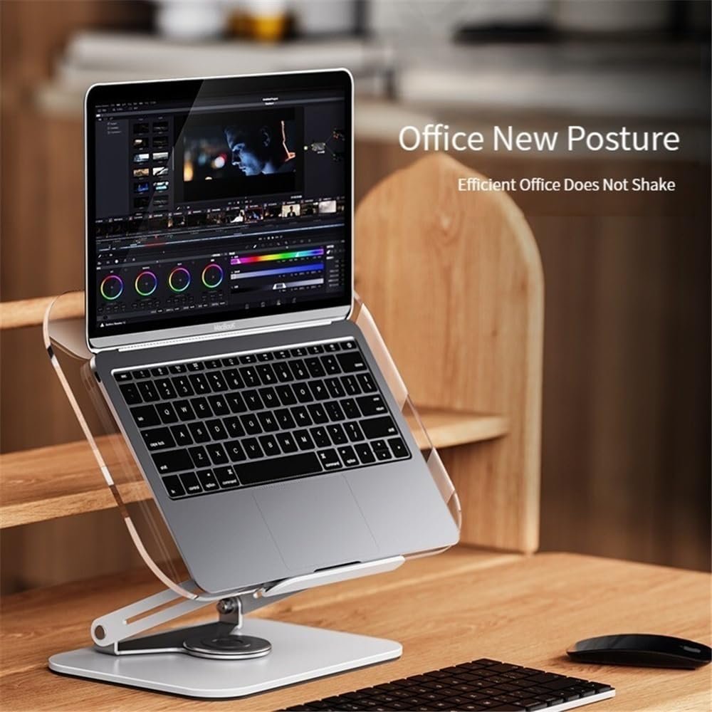 Підставка для ноутбука акрилова багатофункціональна для читання книг складана підставка для планшета підставка для ноутбука, фото №6