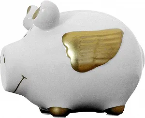 Скарбничка KCG Angel Pig золота маленька - Фото 1