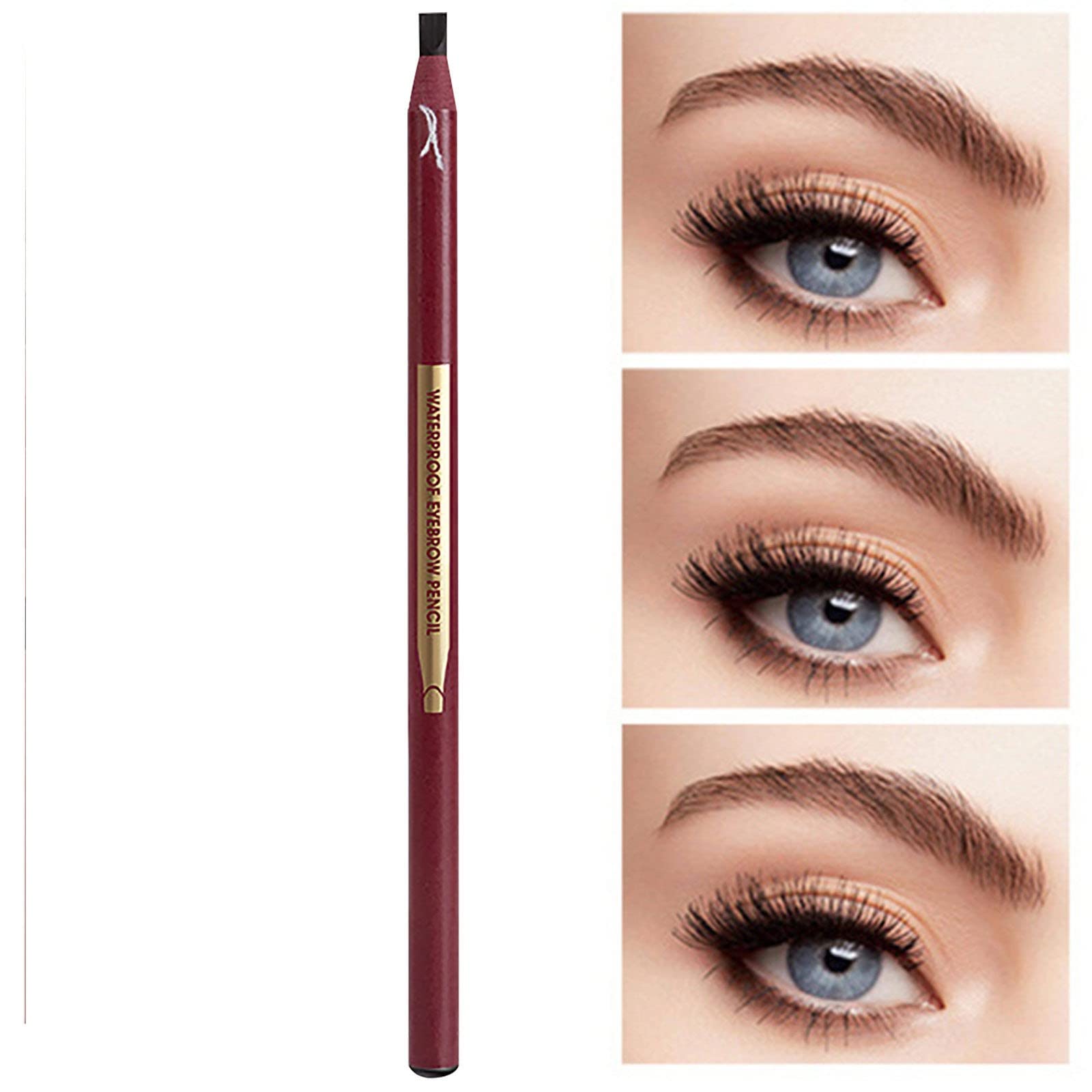 Олівець для брів Make-up-Brauenstift Stylist Водонепроникний олівець для брів Ультратонкий олівець для брів Заповнення тонших ділянок (E, One Size), фото №2