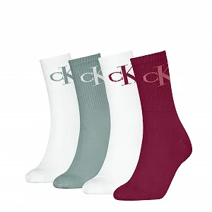 Купить Носки Calvin Klein Monogram Crew (4 пары) - Фото 1 Носки Calvin Klein Monogram Crew (4 пары) - Фото 1