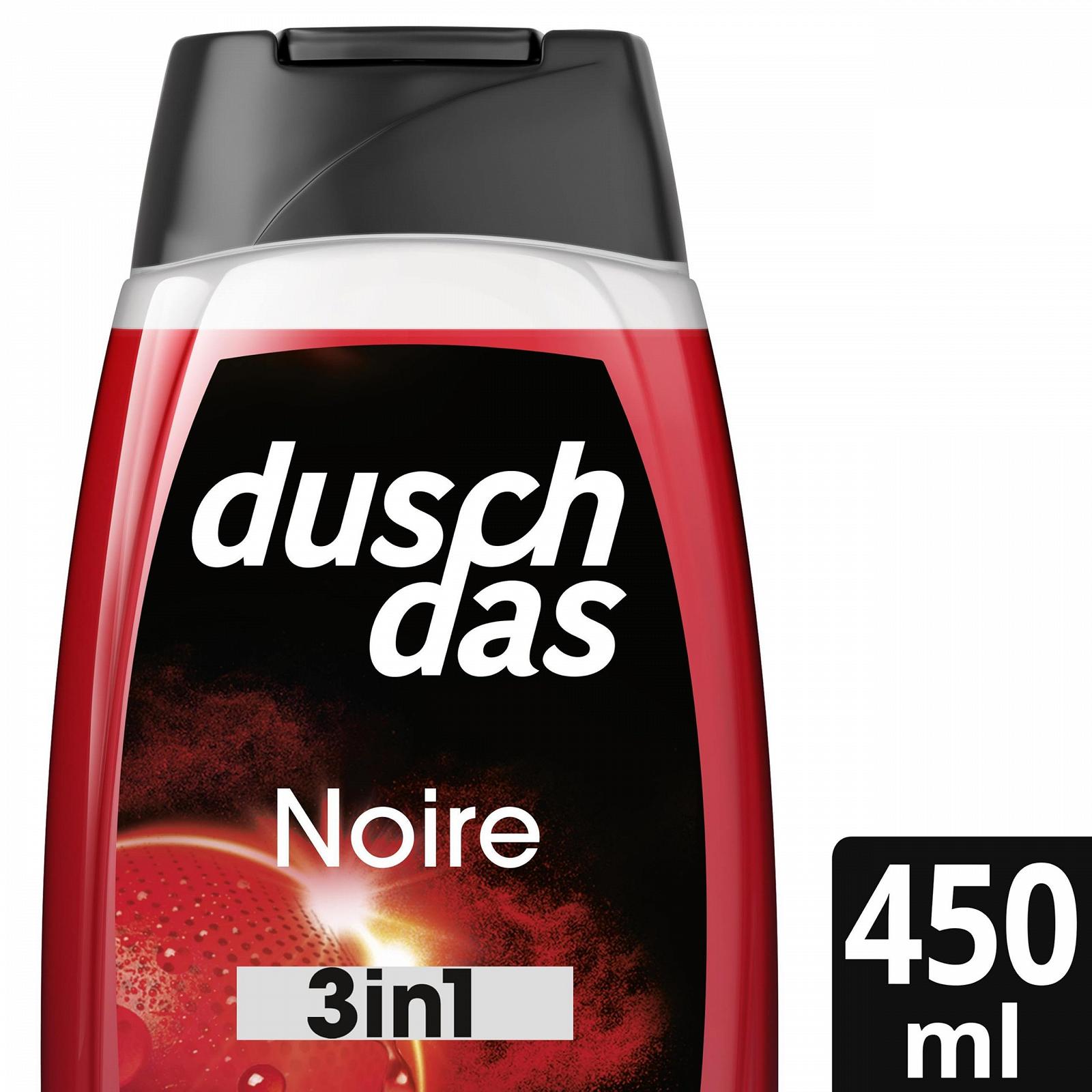 Гель для душу та шампунь 3-в-1 Duschdas Noire XXL Fresh Energy 450 мл (5 шт.), фото №3