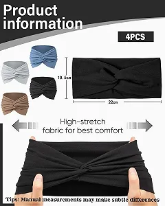 Повязка на голову Эластичная Мягкая Широкая Однотонная цена на synthetic.ua - Фото 1 Повязка на голову Эластичная Мягкая Широкая Однотонная synthetic.ua - Фото 1