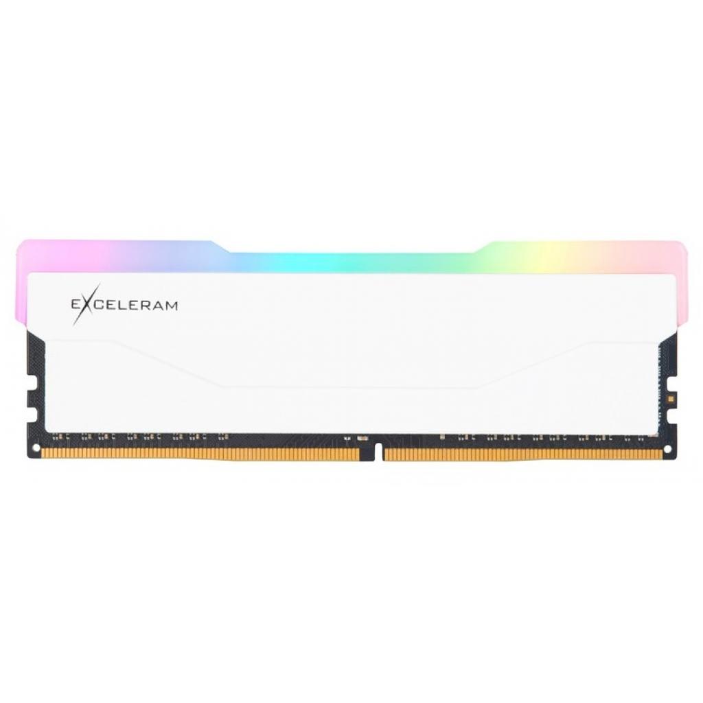 Оперативна пам'ять для ПК Exceleram DDR4 16GB 2666 MHz RGB X2 Series White ERX2W416269C, фото №1