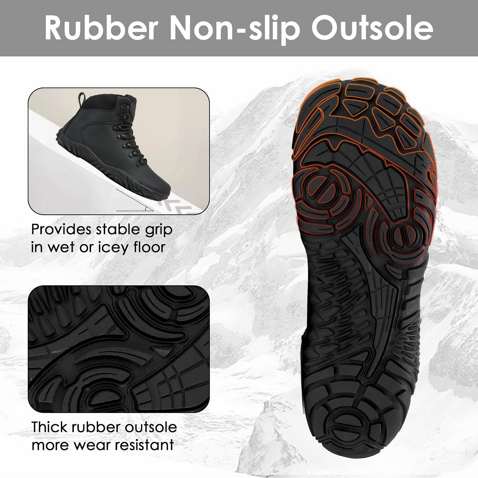 Зимние мужские ботинки Waterproof Warm Snow Boots Non-Slip Outdoor Trekking Shoes, фото №4 Зимние мужские ботинки Waterproof Warm Snow Boots Non-Slip Outdoor Trekking Shoes, фото №4