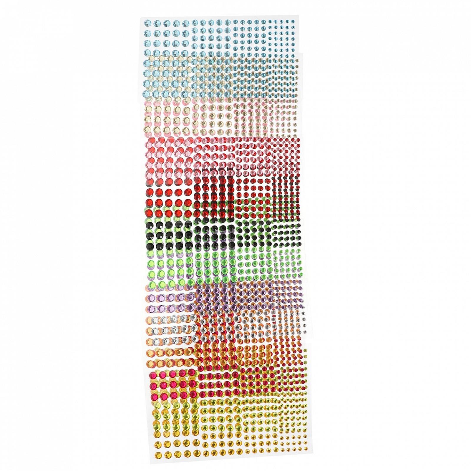 Стрази 12 аркушів очей та тіла, фото №1