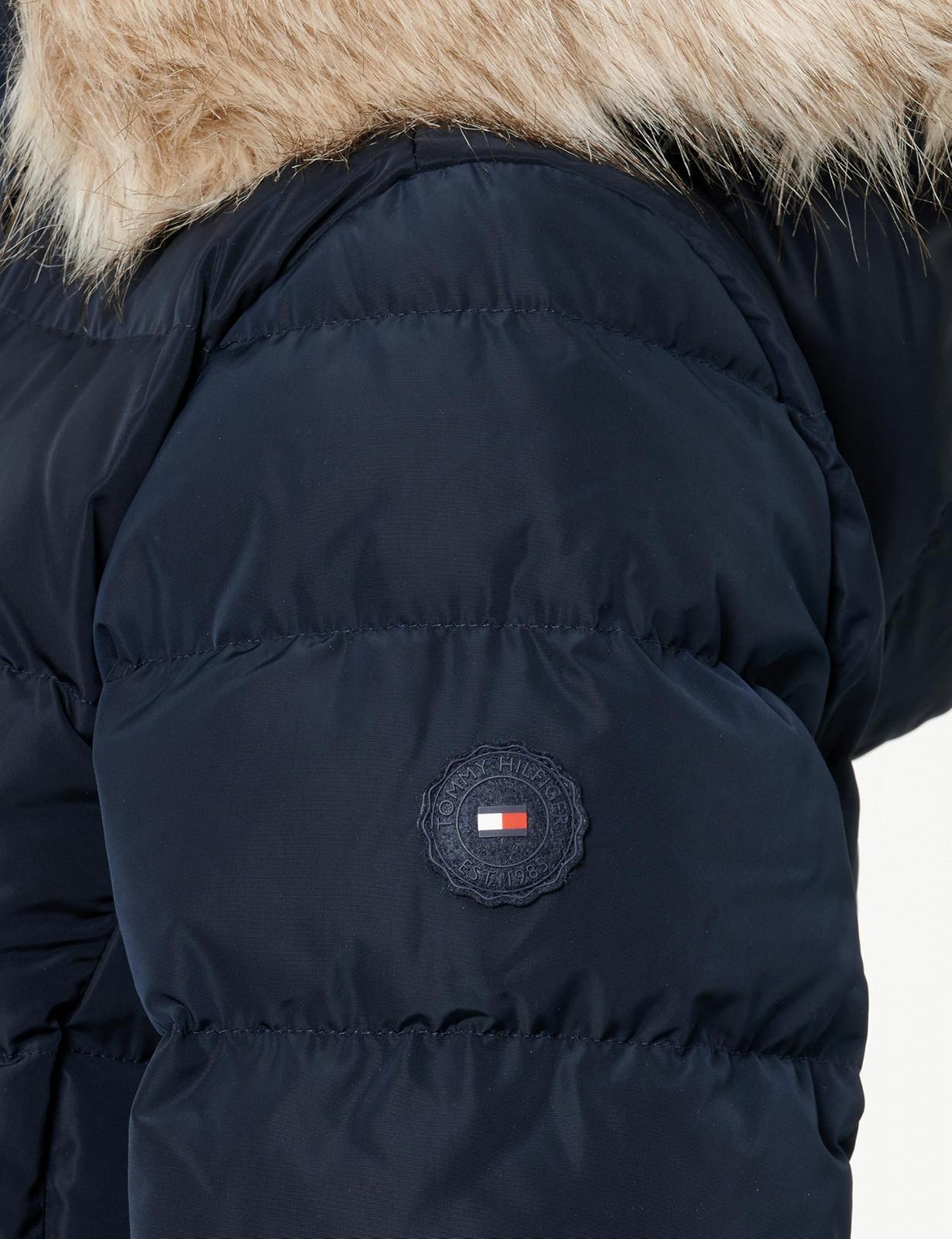 Пуховик Tommy Hilfiger Heritage Tyra Maxi Жіночий з хутром та капюшоном, фото №4