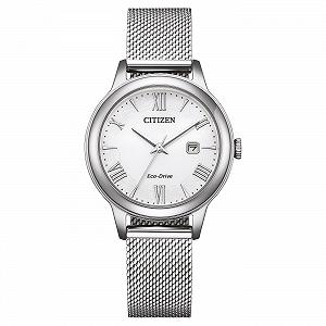 Часы женские Аналоговые CITIZEN Eco-Drive EW2621-75A Стальной ремешок - Фото 1