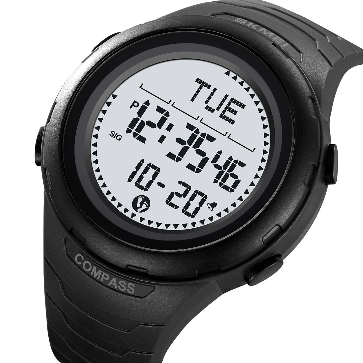 Годинник Skmei 2166BKWT Black-White, фото №3