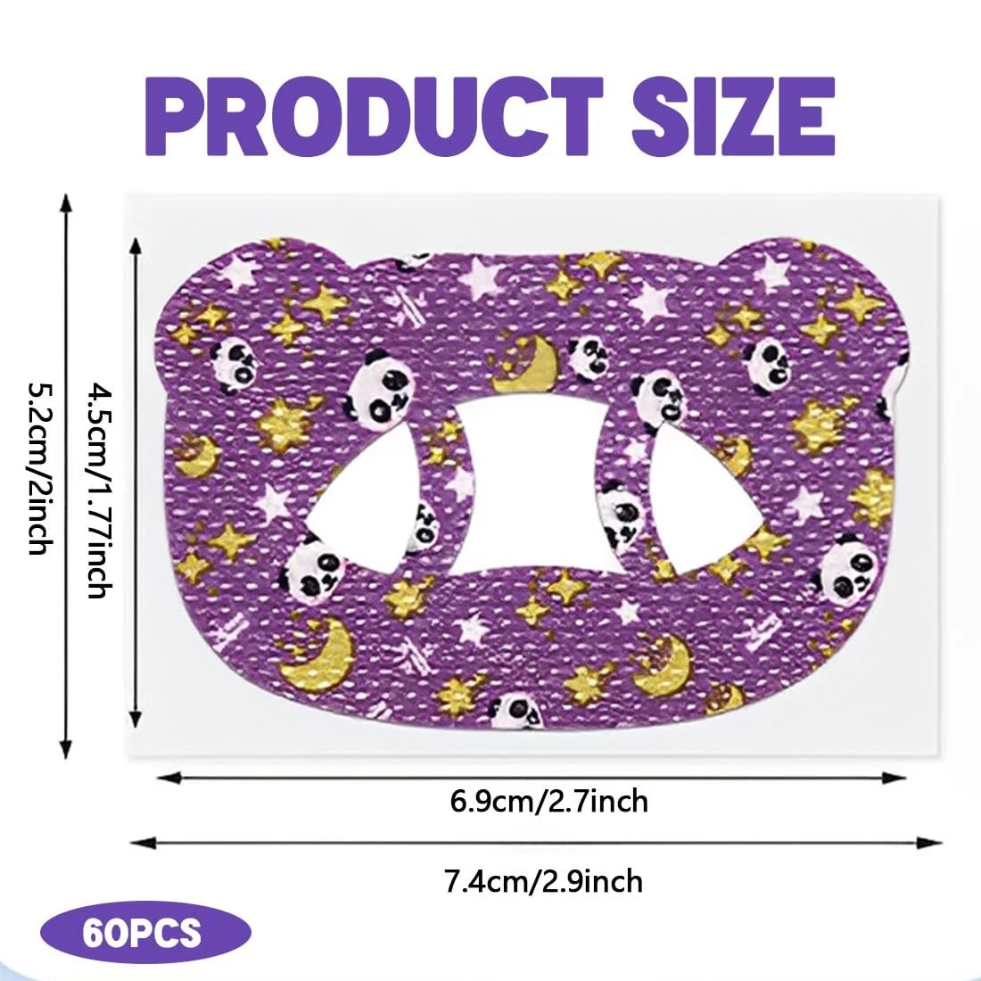 Пластыри для рта от храпа XOXVURI, 60 шт., фото №2