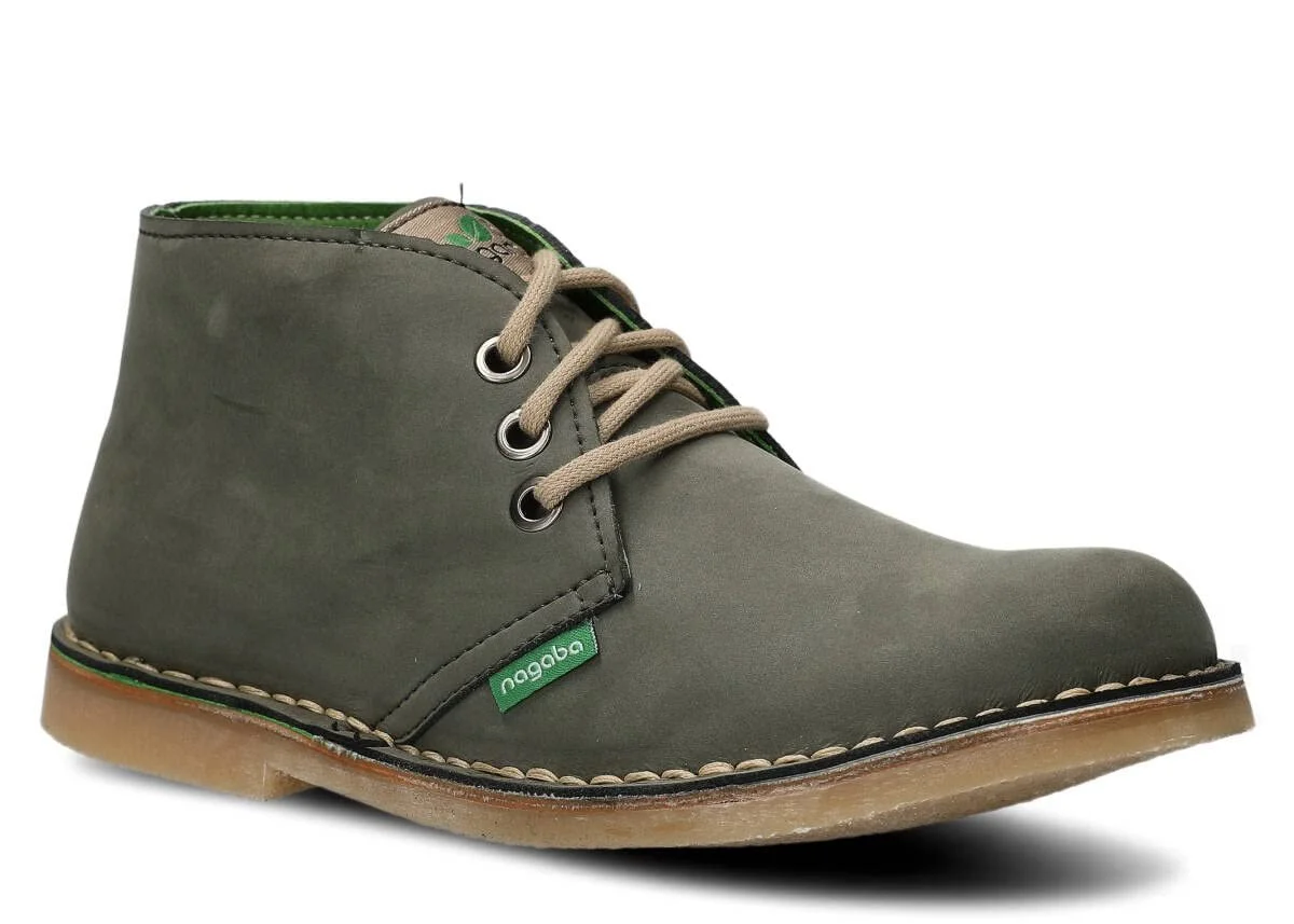 Мужские ботинки Nagaba Кожаные на шнуровке, фото №1