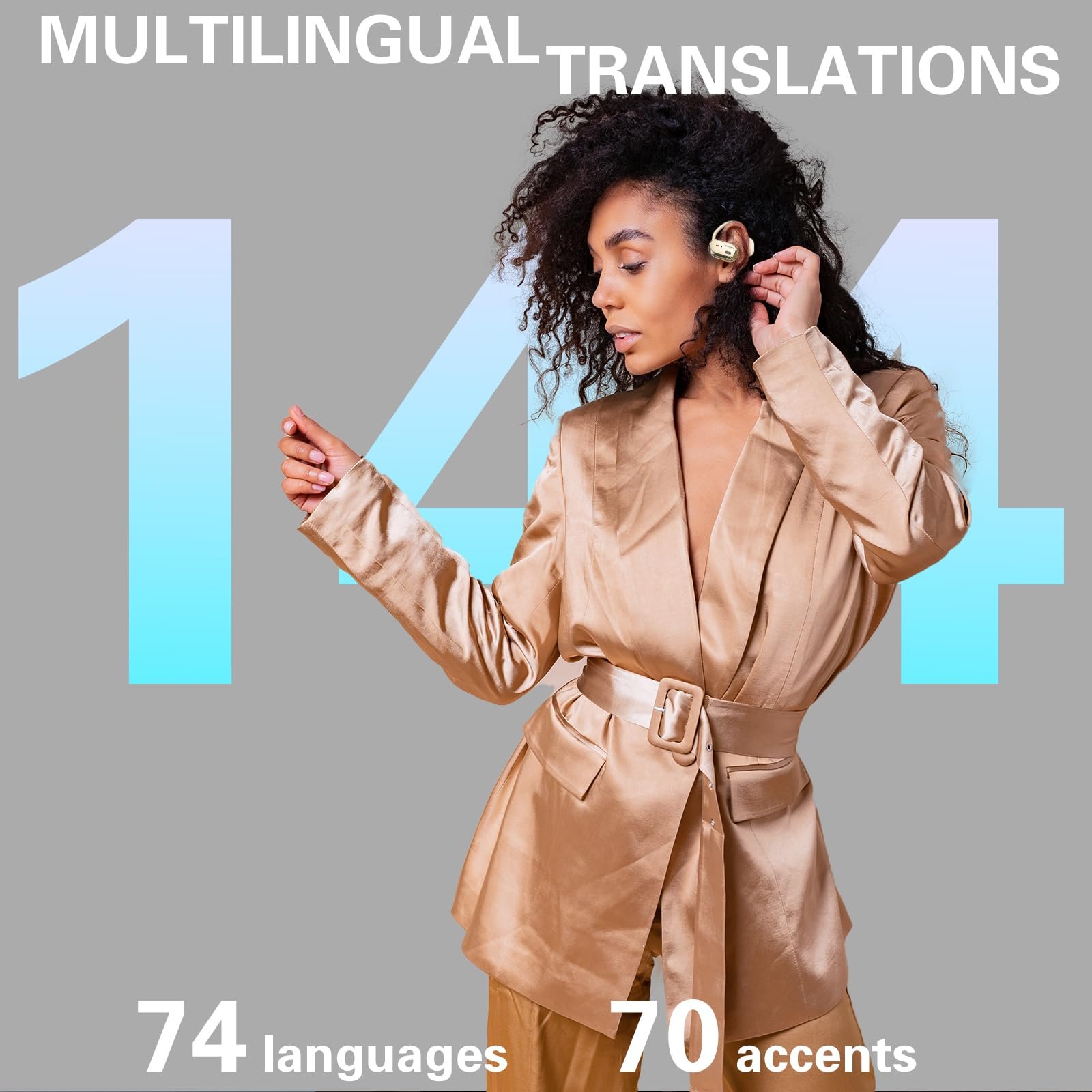 Наушники-переводчики SIOTMERA K120 Белый, фото №2 Наушники-переводчики SIOTMERA K120 Белый, фото №2