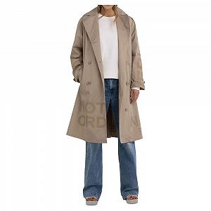 Тренч Replay Жіночий Довжини До Коліна - Фото 1