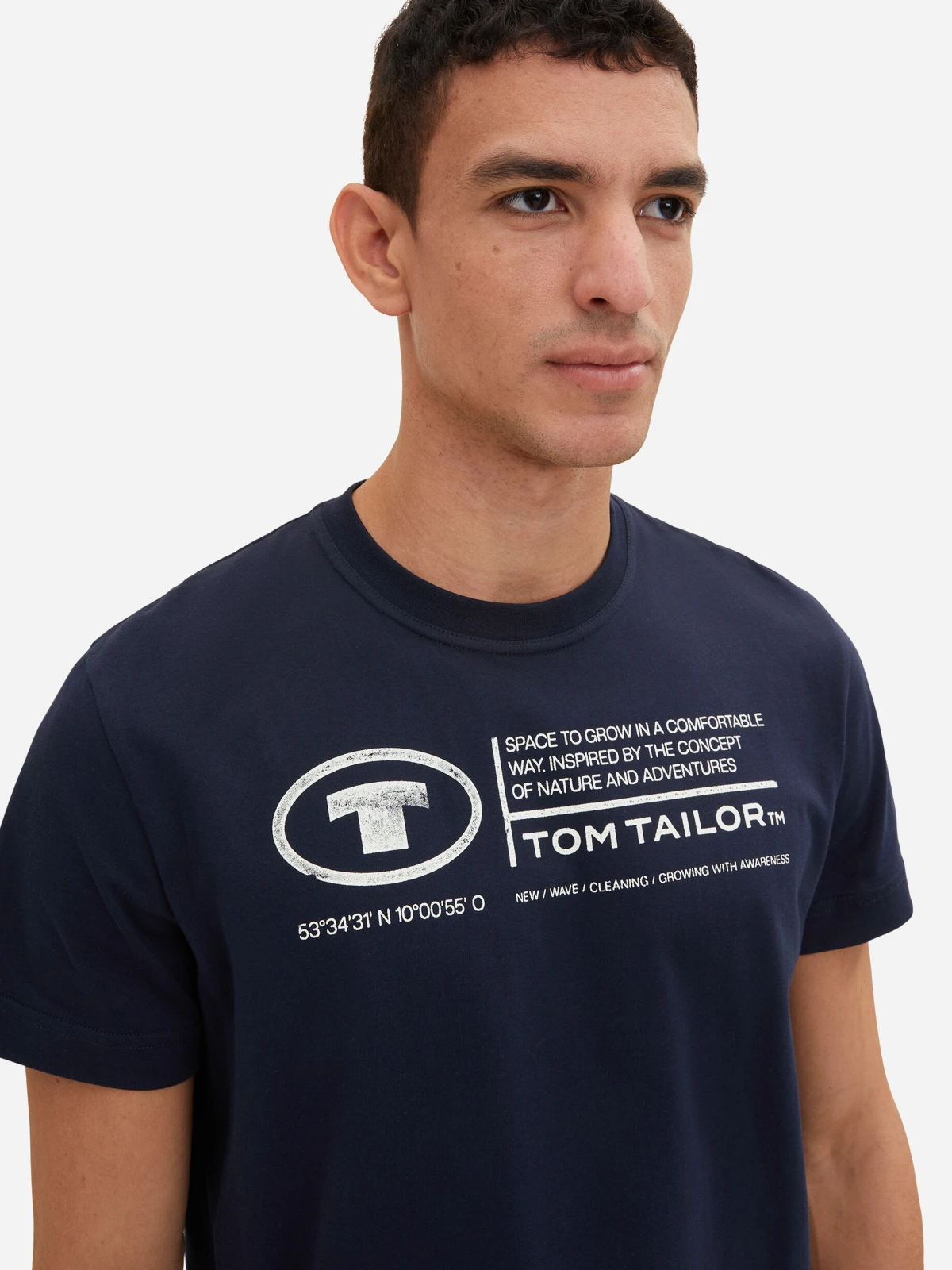 Футболка 1035611-10668 Tom Tailor Темно-синій XL, фото №2
