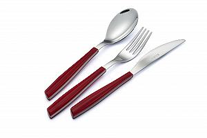 Набор столовых приборов EME POSATERIE AETS18WA/88 18/0 нержавеющая сталь метакрилат ABS - Фото 1