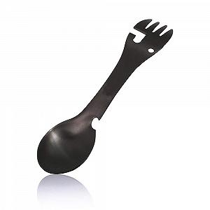 Набор столовых приборов THETAG Camping Spork Ложка Вилка Нож Открывалка для бутылок и консервов Нержавеющая сталь - Фото 1