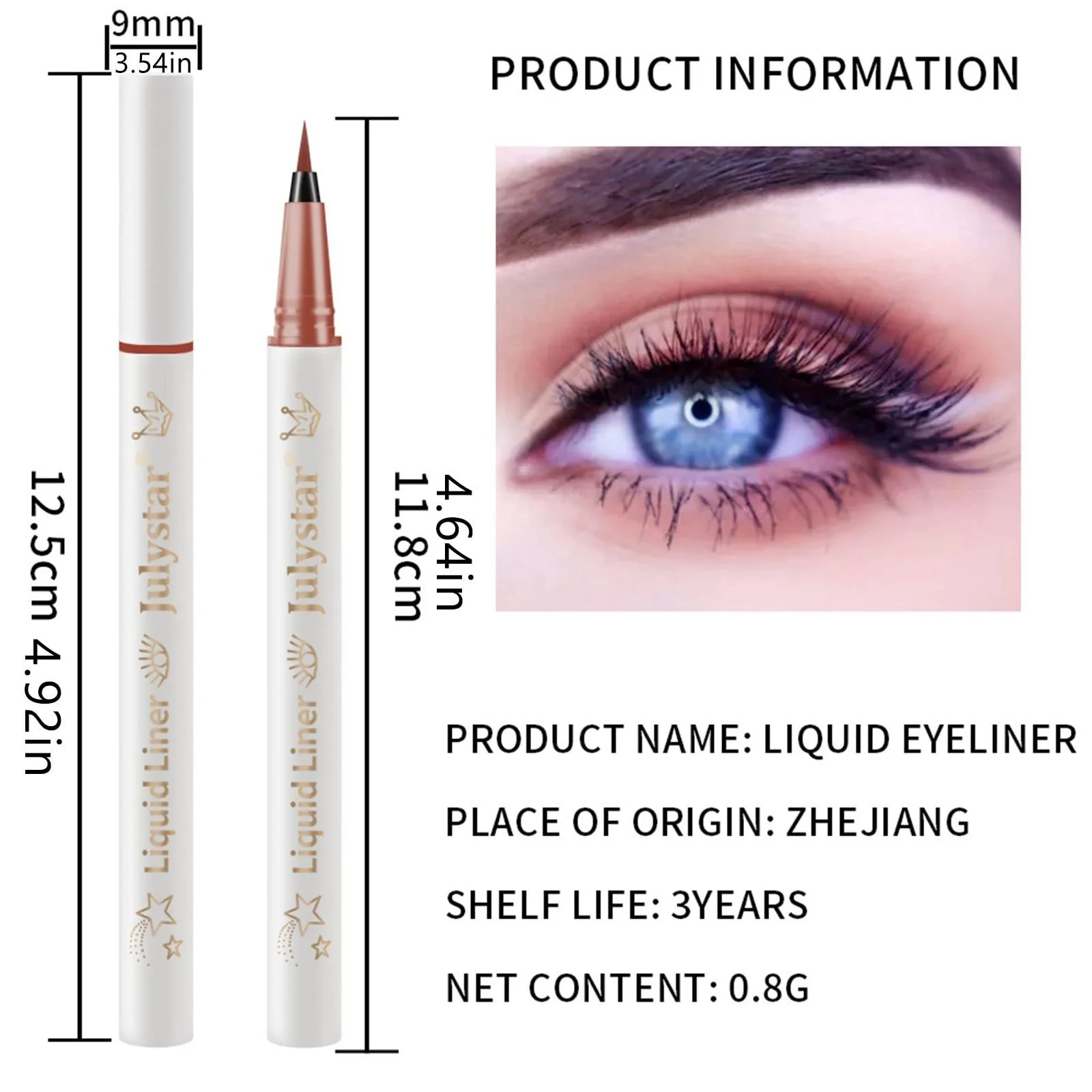 Подводка жидкая Neon Eyeliner Makeup Водостойкая, фото №3