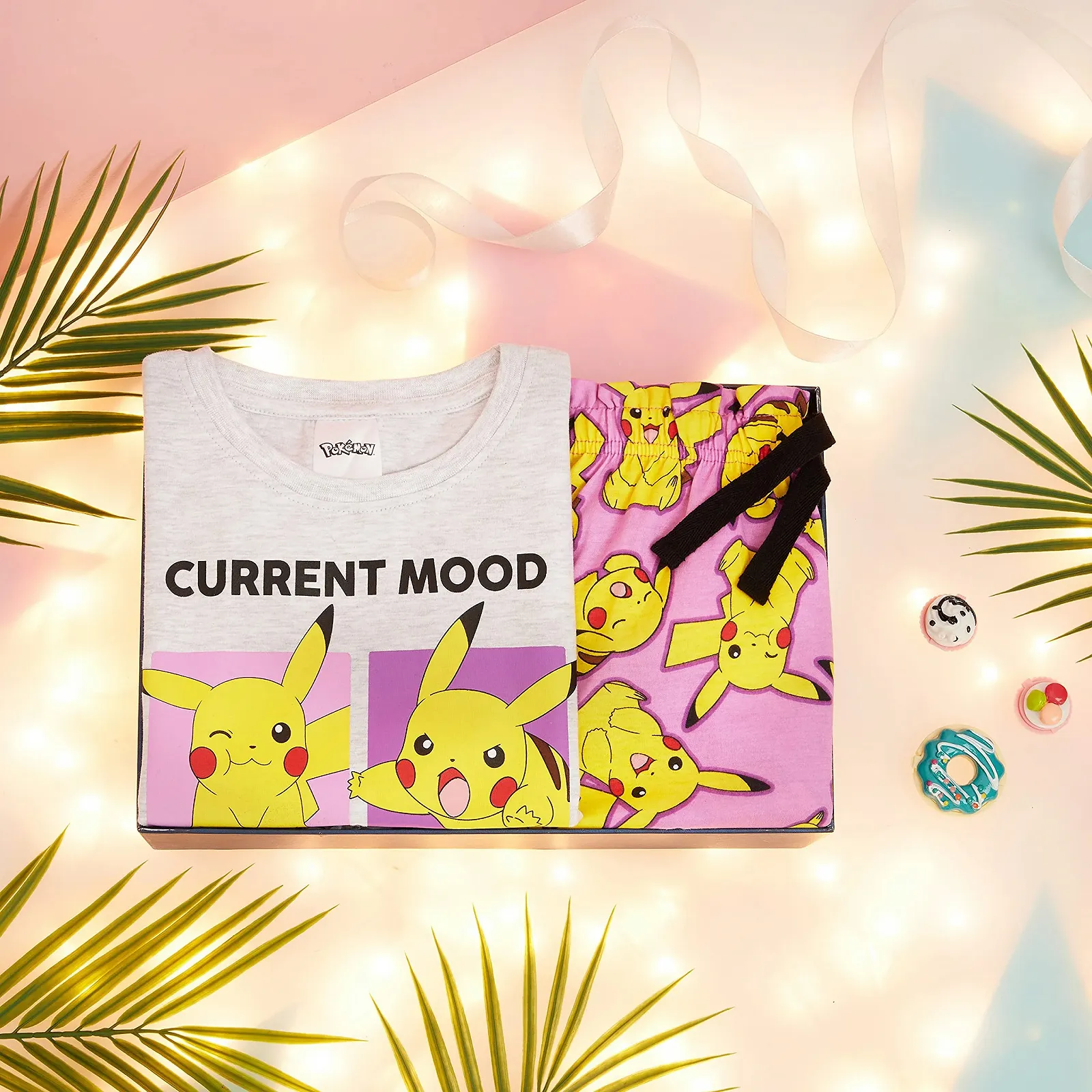 Пижама Pokemon Летняя Детская Пижама с коротким рукавом Футболка и Штаны Комплект Подростковая, фото №2 Пижама Pokemon Летняя Детская Пижама с коротким рукавом Футболка и Штаны Комплект Подростковая, фото №2