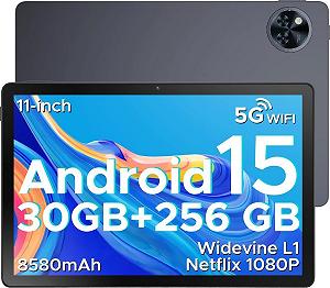 Планшет 11" DOOGEE U11 Pro 6+24/256GB 8 ядер Android 15 8580 mAh Сірий - Фото 1