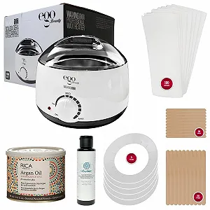 Набор для депиляции Wax Warmer + Lipo Vase Wax + After Wax ANYSKIN + 100 полосок + 25 шпателей - Фото 1