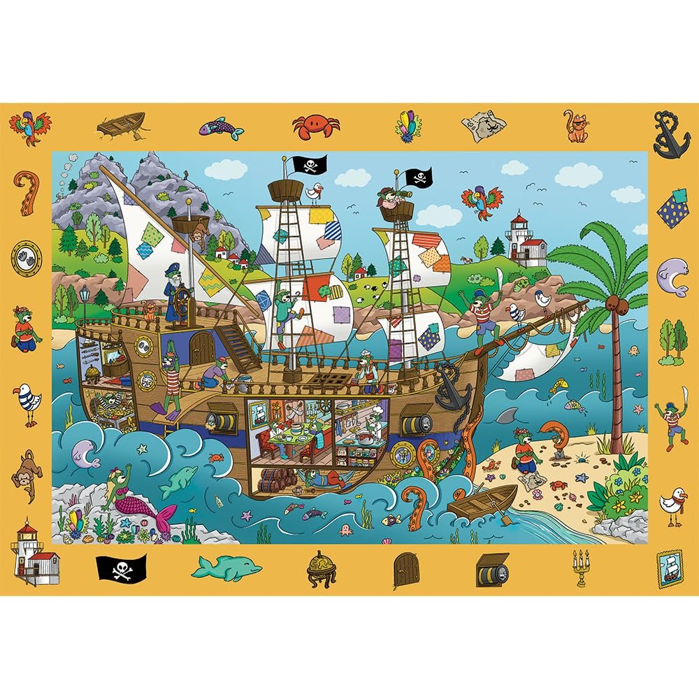 Пазл Trefl Spy Guy Pirate Ship Observation Puzzle 100 элементов 5+ лет, фото №1