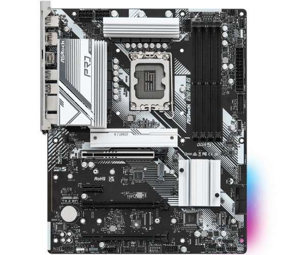 ASRock B760 PRO RS (1700/B760, 4*DDR5, 3xPCIex16 4xSATAІІІ 3xM.2, 2.5GLan, 7.1ch, ATX, фото №6 ASRock B760 PRO RS (1700/B760, 4*DDR5, 3xPCIex16 4xSATAІІІ 3xM.2, 2.5GLan, 7.1ch, ATX, фото №6