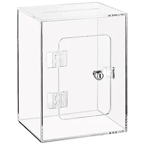 Скарбничка акрилова прозора із замком та ключем synthetic.ua - Фото 1