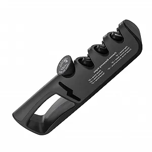 Точилка для ножів Mobestech ручна ABS чорна - Фото 1