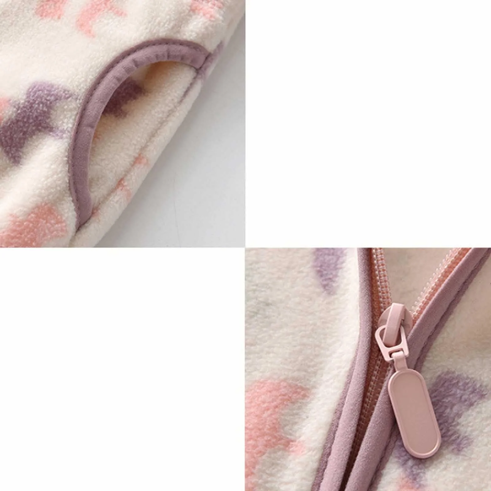 Флісові куртки для малюків на осінь та зиму з мультяшними картатими принтами, фото №7