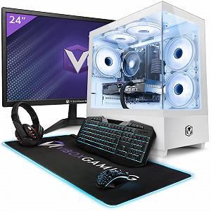 Комплект ПК Vibox V-156 Gaming 24 дюйма AMD Ryzen 5 4500 4.1ГГц Nvidia GTX 1650 4GB 16GB ОЗУ 1TB SSD Windows 11 WiFi - Фото 1