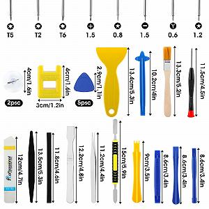 Набір викруток JAKEMY 29 шт. міні магнітний для ремонту гаджетів synthetic.ua - Фото 1