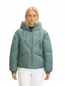Куртка modern short puffer jacket 1032686-19643 Tom Tailor Блакитний S - Фото 1