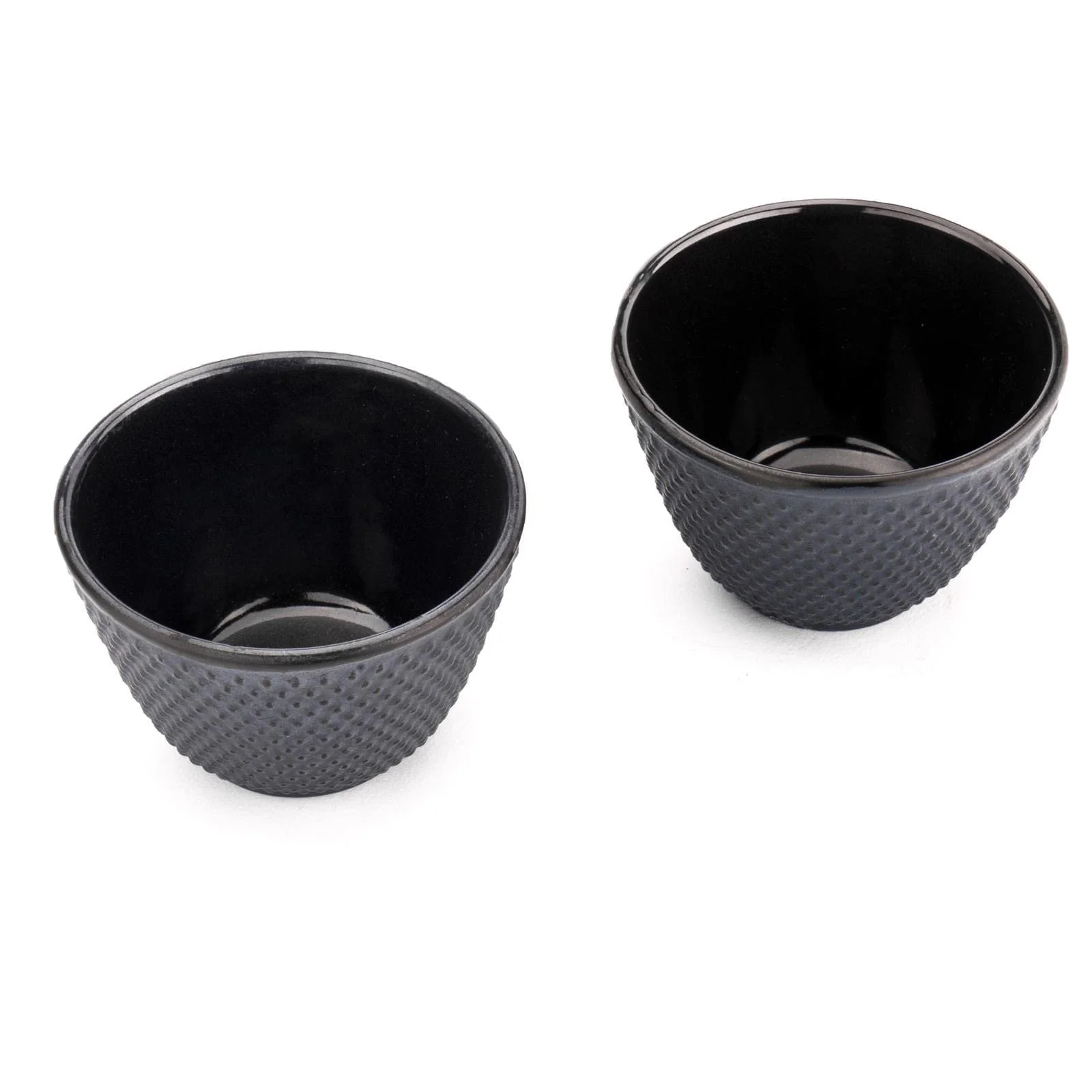 Чайник-заварник Чавунний Набір Asian Синій 0.8 літра з фільтром-сіткою з нержавіючої сталі для розсипного чаю з підігрівачем і чайною чашкою (2 чашки), фото №8