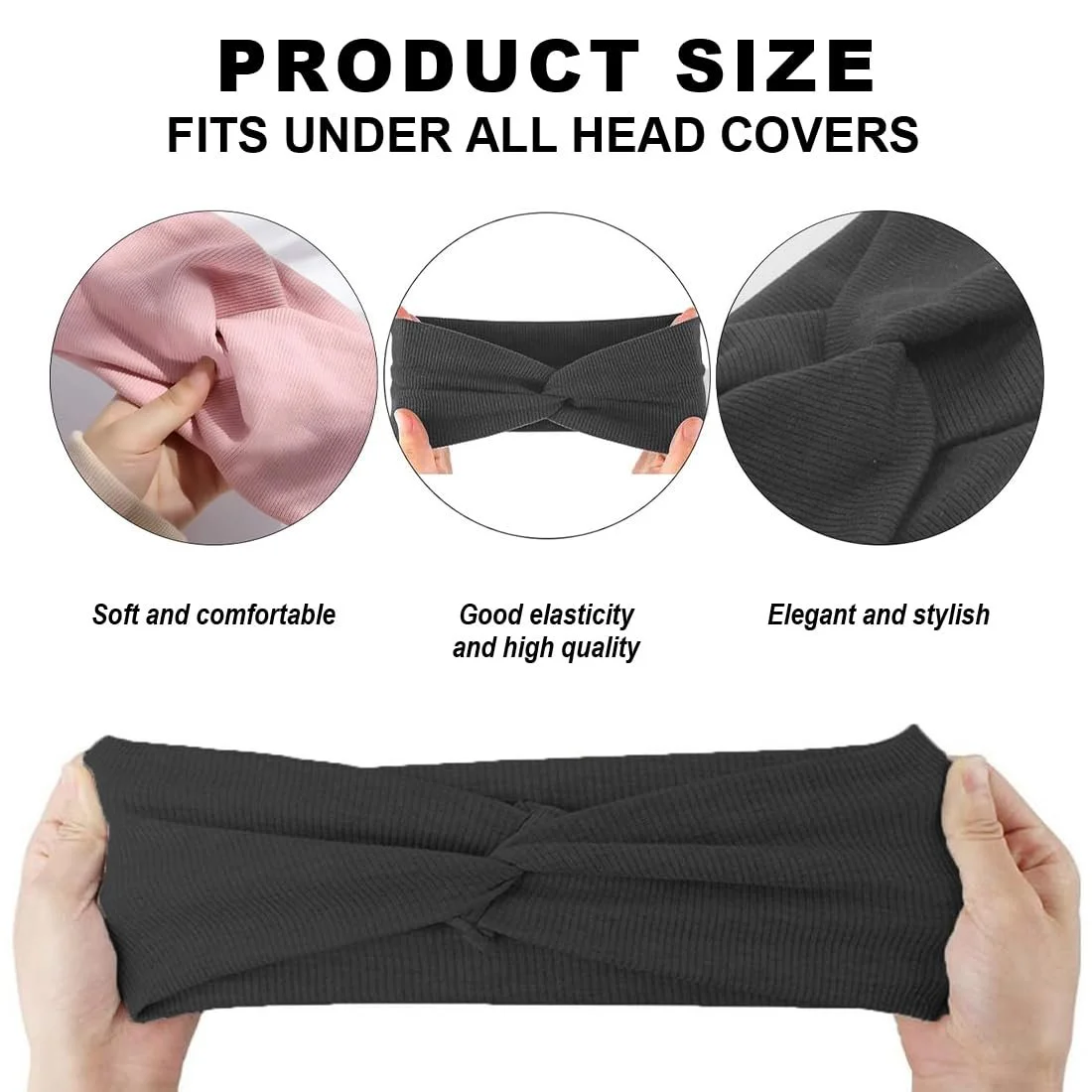 Еластичні пов'язки для волосся Aililong для дівчат, фото №3