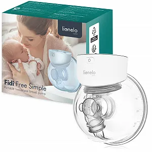 Молокоотсос электрический LIONELO Fidi Free Simple 180 мл 2-фазный 9 уровней 5 размеров воронок Таймер - Фото 1