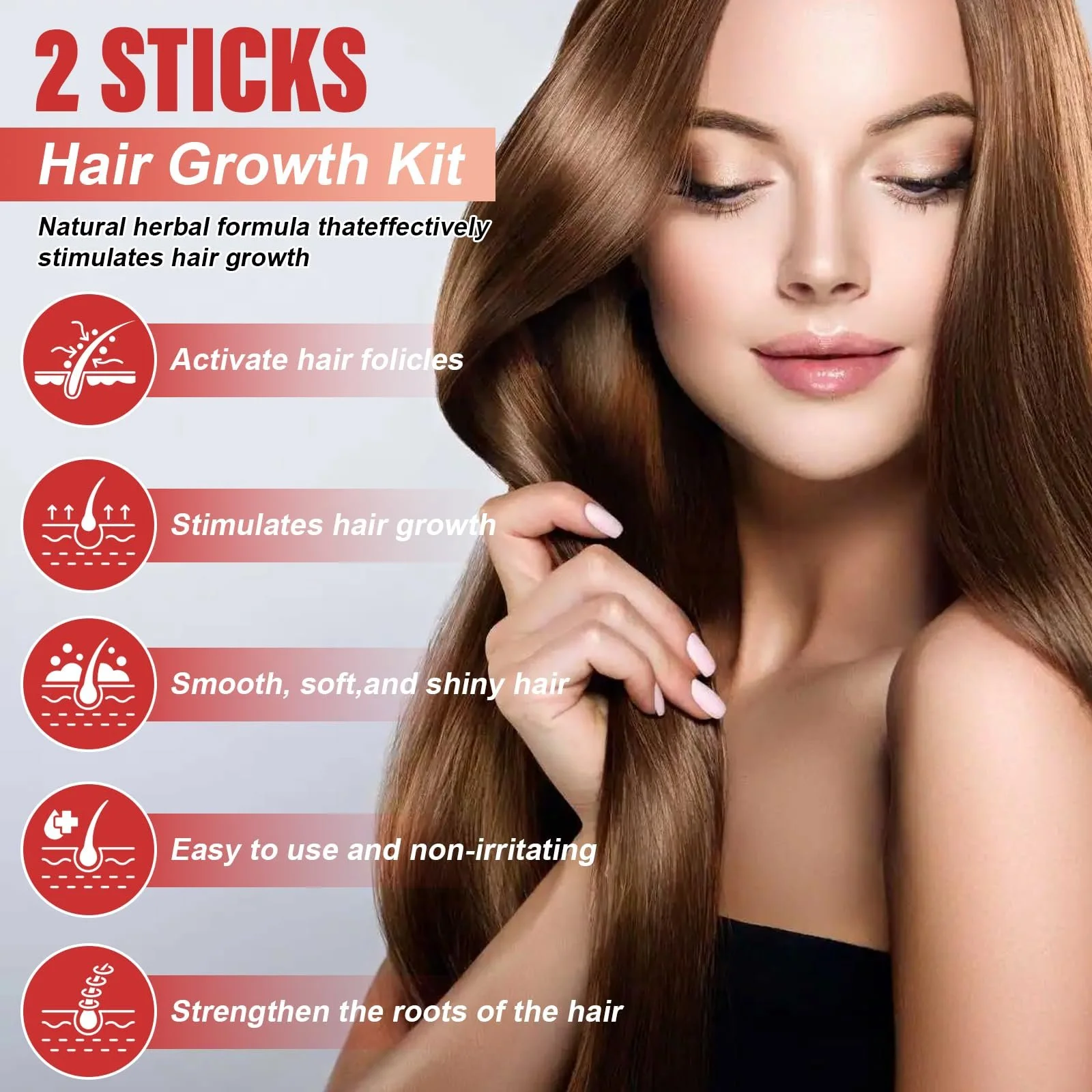 Спрей для росту волосся 2 x Hair Growth Oil, Олія для росту волосся, фото №2