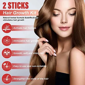 Спрей для роста волос 2 x Hair Growth Oil, Масло для роста волос, Спрей для утолщения волос, Способствует росту более густых натуральных волос, Предотвращение выпадения волос, Нежирный (B) synthetic.ua - Фото 1