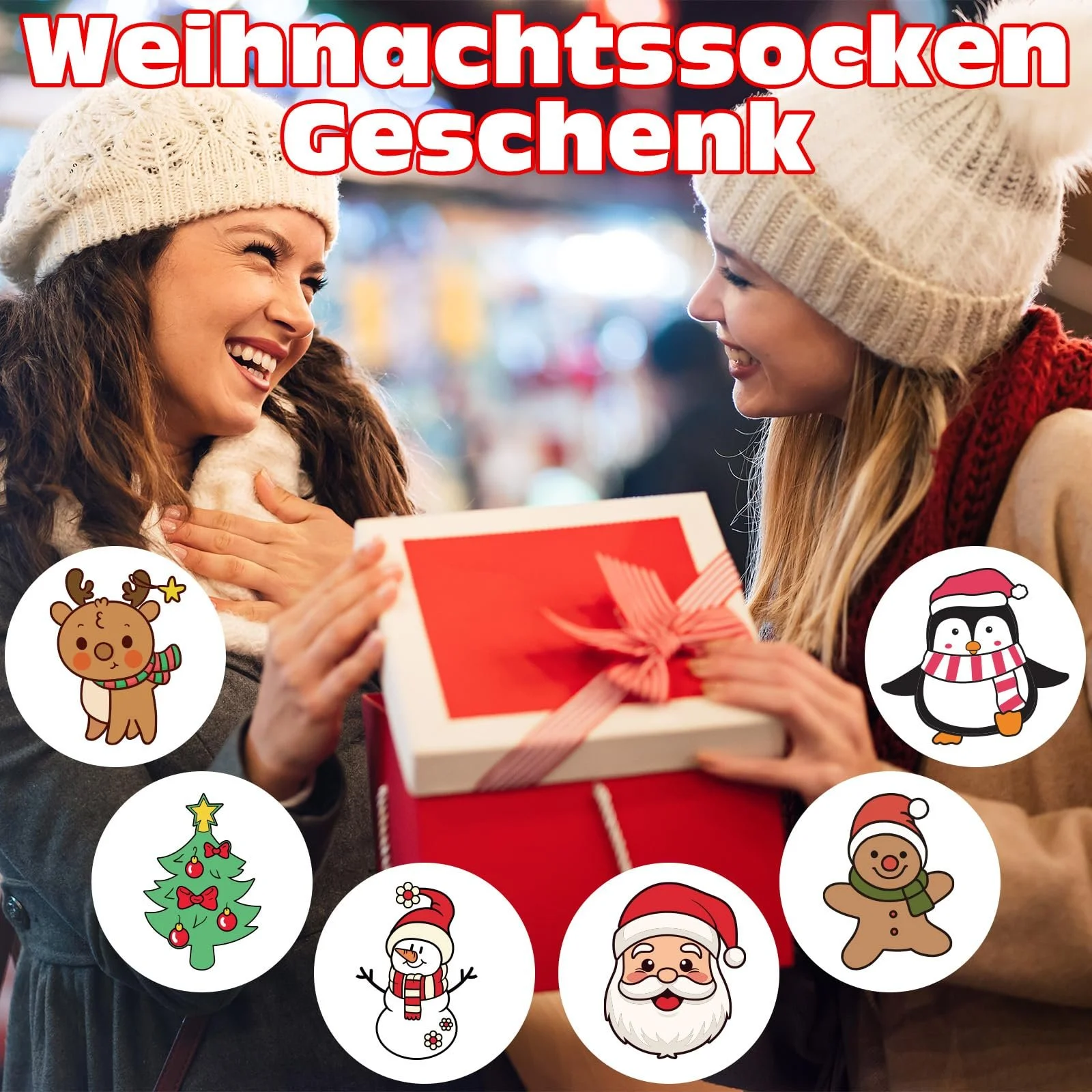 Шкарпетки Hestya Різдвяні EU 35-42, фото №5