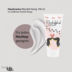 Крем для рук Kda Dachshund Миндаль и мед 100 мл, дизайн Dachshund - Фото 1