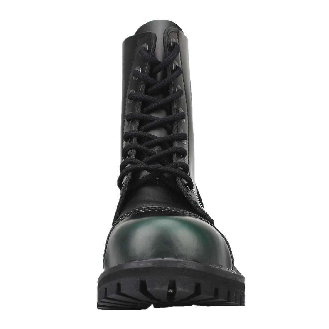 Черевики Шкіряні Angry ITCH Ranger Army 8-Hole Green Rub-Off Сталевий Носок EU36-48, фото №4