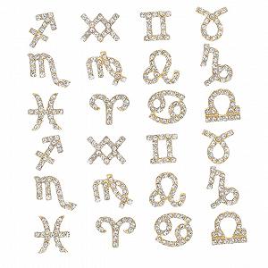 Набор украшений для ногтей Серебристый, 24 шт. - Фото 1