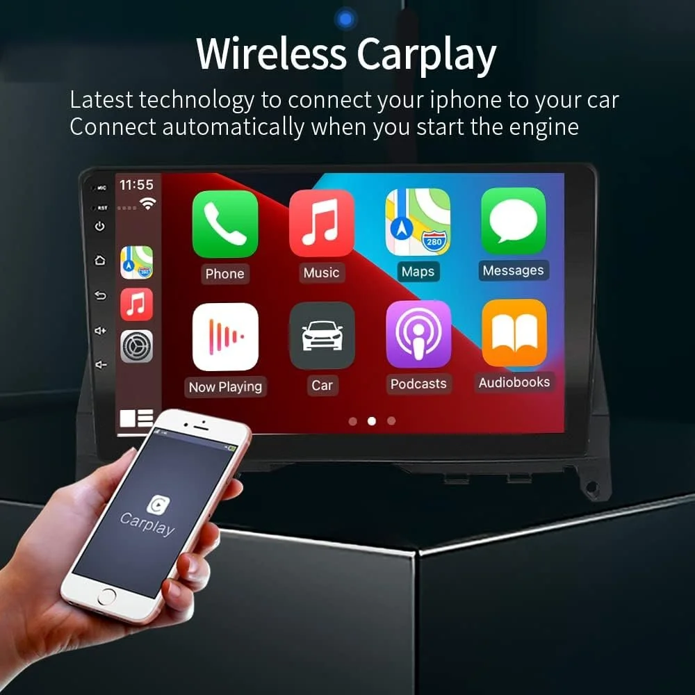 Штатная автомагнитола LEXXSON для Mercedes-Benz C Class | W204 C200 C230 C250 C300 C350 2008-2010 / 9" / Сенсорная / 2/32Гб / Android 11 / Apple CarPlay / Android Auto / Bluetooth / WI-FI / GPS / USB, фото №3