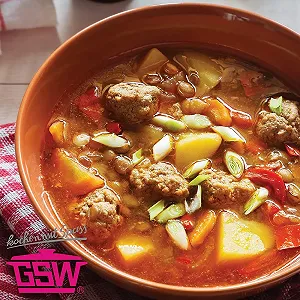 Кастрюля GSW Montreal для овощей с крышкой, 22 см/около 6.8 литров, нержавеющая сталь, серебристый, 22 см, 2 synthetic.ua - Фото 1