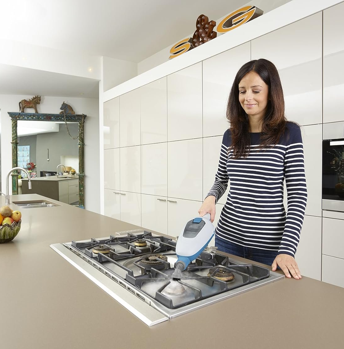 Парова швабра BLACK+DECKER 10-в-1 Біла, фото №7