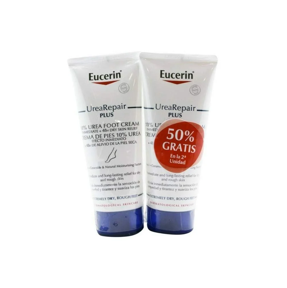 Крем для ног Eucerin Urea Repair Plus Cr Feet 2 x 100 мл 200 мл, фото №1