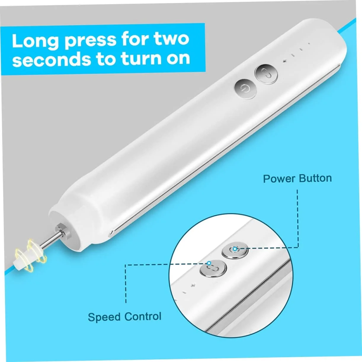 Инструмент для полировки ногтей Аккумуляторный USB, фото №2 Инструмент для полировки ногтей Аккумуляторный USB, фото №2