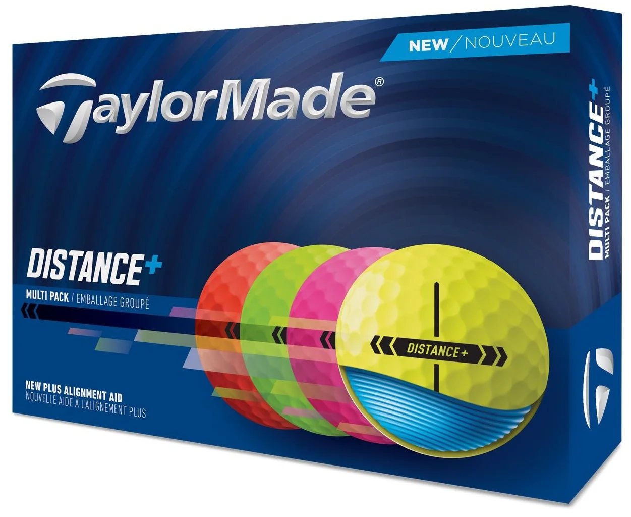 М'ячі для гольфу TaylorMade Distance+ / 12 шт / Різноколірний набір, фото №7 М'ячі для гольфу TaylorMade Distance+ / 12 шт / Різноколірний набір, фото №7