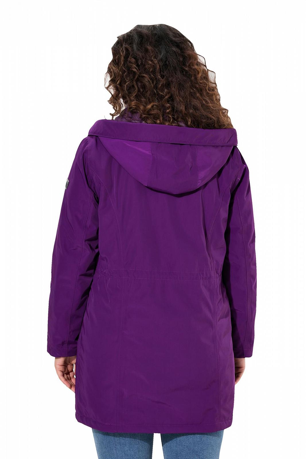 Парка Ulla Popken HYPRAR Performance больших размеров, воротник-стойка, капюшон, переработанный 833336, фото №2