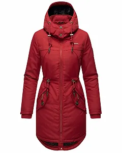 Жіноча зимова куртка Marikoo B807 з теплою підкладкою та капюшоном synthetic.ua - Фото 1