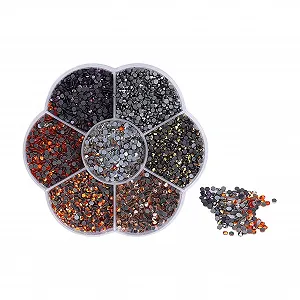 Стразы Круглые 607-3 семь цветов, 10080 шт - Фото 1