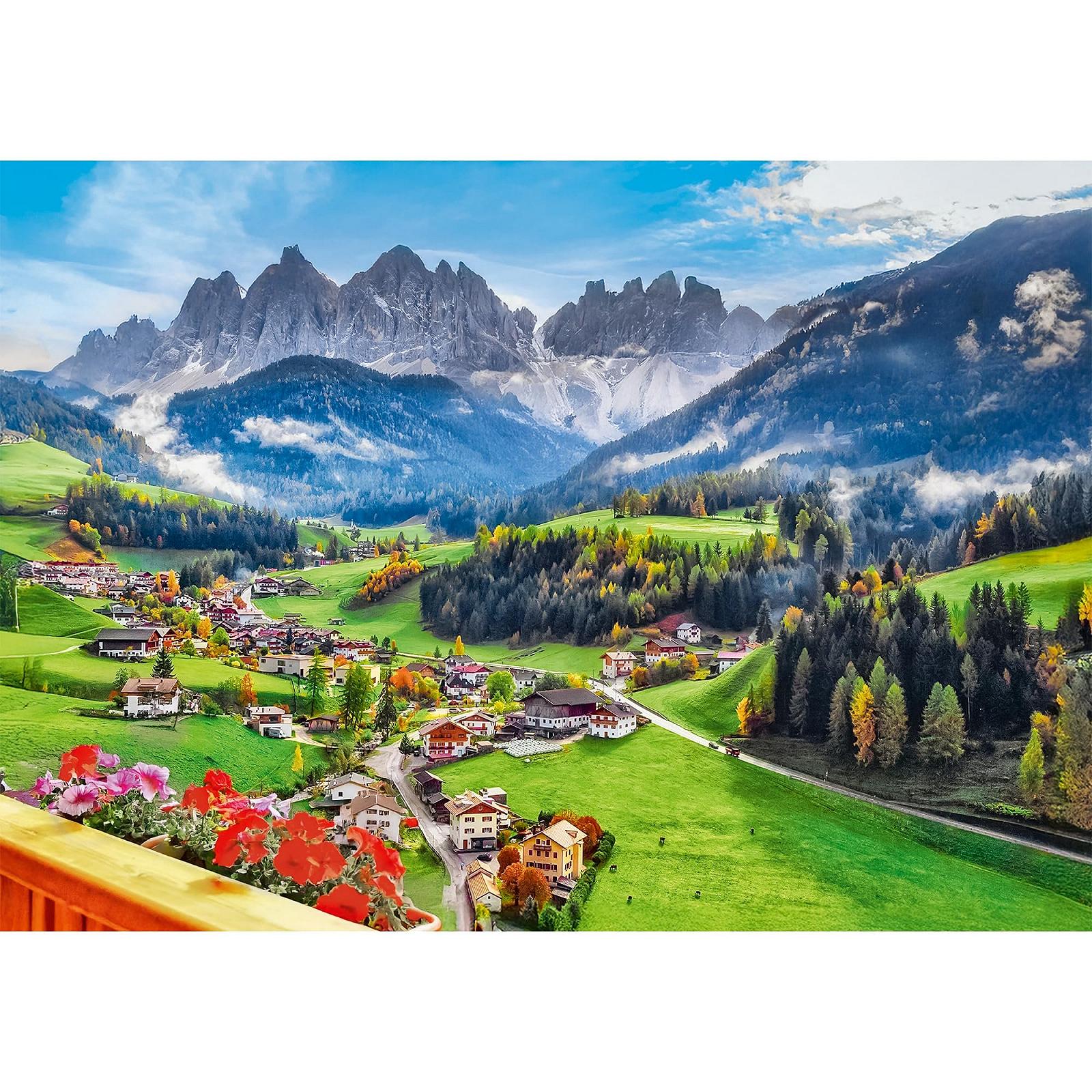 Пазл Trefl St. Magdalene, Dolomites, Italy 1000 деталей, фото №2